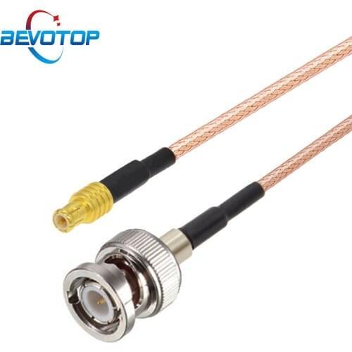 RG179 Cable 75 Ohm BNC Male to MCX Male Plug Connector Pigtail RF Coaxial Extension Cord Coax Jumper Adapter 10CM- 10M
