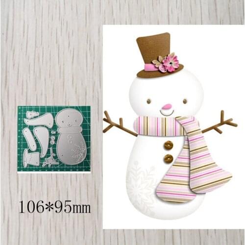 Metal Cutting Dies For Scrapbooking New 2020 Christmas Snowwman Dies Scrapbooking DIY Album Paper Cards Art Craft Decoration