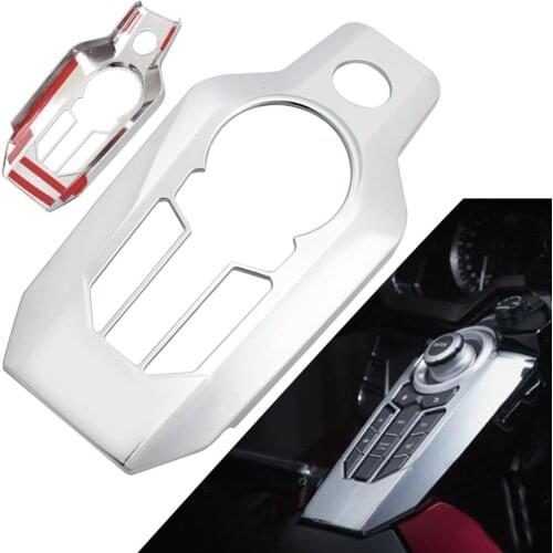 Motorcycle Chrome Switch Panel Cover Trim Accent For Honda Gold Wing 1800 GL1800 2018-2020 Decorative Accessories