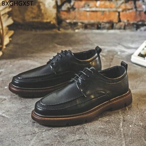 Black Leather Casual Shoes Men Designer Oxford Shoes for Men 2021 Luxury Brand Shoes Man Zapatillas De Hombre Chaussure De Homme