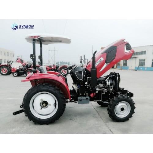 New 4WD 60HP Mini Tractor Farm Machinery Hydraulic Type 4 Wheel