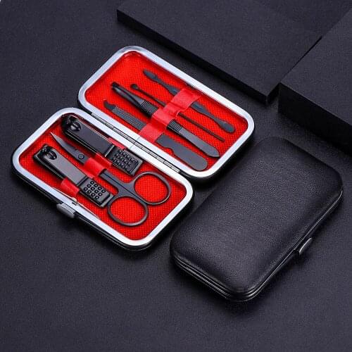 Portable Manicure clippers Stainless Steel Ingrown Toenail Cutter Pedicure Tools Multifuncte Fine-tuning Nail Fingernail Clipper