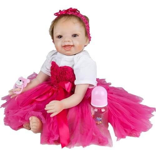 Clearance 17 Inch-23 Inch Fast Delivery Alive Reborn Baby Dolls Well Packaged Excellent Quality Reborn Dolls