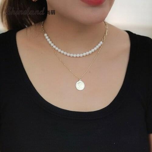 Shineland Pearl Necklaces For Women
