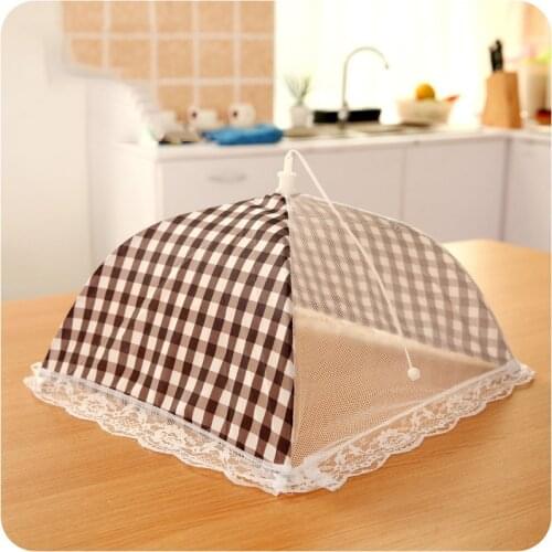 Foldable Table Food Cover Umbrella Style Anti Fly Mosquito Kitchen Cooking Tools Meal Cover Table Mesh Kitchen Accessories