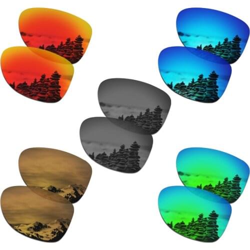 SmartVLT 5 Pairs Polarized Sunglasses Replacement Lenses for Oakley Dispatch 2 - 5 Colors
