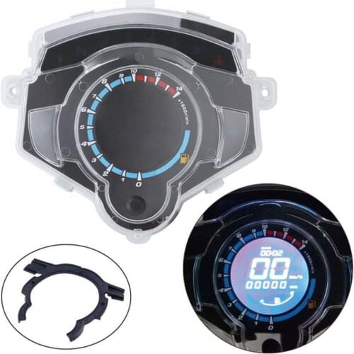 Universal Motorcycle Odometer Speedometer Tachometer Accessory for 2/4 Cylinder