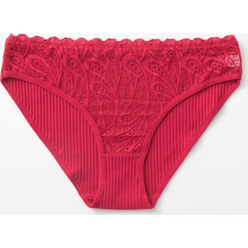 1pcs Cotton Underwear For Women Panties Sexy Lace Briefs For Ladies Female Lingerie Woman Intimates Cotton Panties 2021 BANNIROU