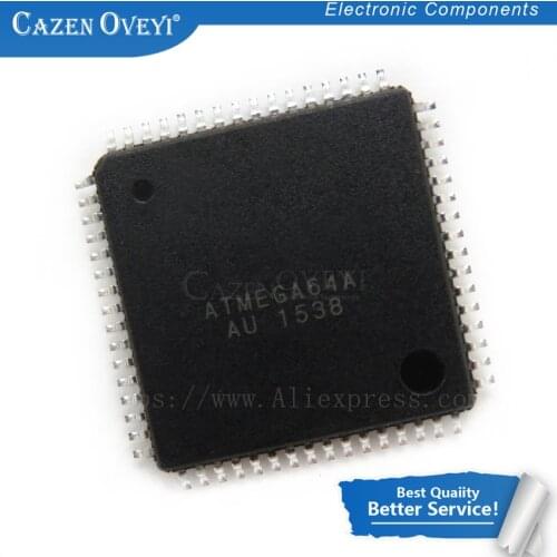 1pcs/lot ATMEGA64A-AU ATMEGA64 TQFP-64 In Stock