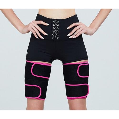 1PCS Woman Sweat Thigh Sleeve Neoprene Compression Slimming Leg Shaper Thigh Trimmers Belt Supporter Stretch Brace Weight Loss