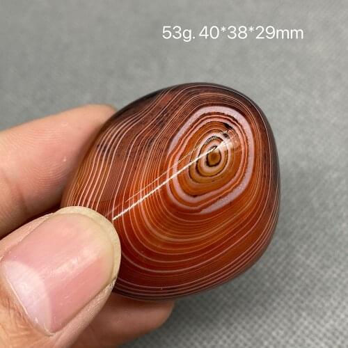 100% Natural silk agate Sardonyx agate palm stones playthings small stones and crystals healing crystals