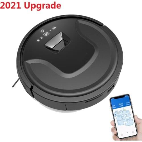 2021 Newest Camera Visual+Gyroscope Navigation Wet and Dry Robot Vacuum Cleaner Tuya WiFi App,Smart Memory,Electric WaterTank