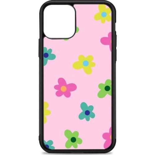 Indie flowers Phone Case for iPhone 12 mini 11 pro XS Max X XR 6 7 8 plus SE20 High quality TPU silicon and Hard plastic cover