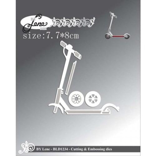 Childrens bicycle Metal Cutting Dies Cutting Mold Decoration Scrapbook Paper Craft Knife Mold Blade Dies Stencils Dies new 2021