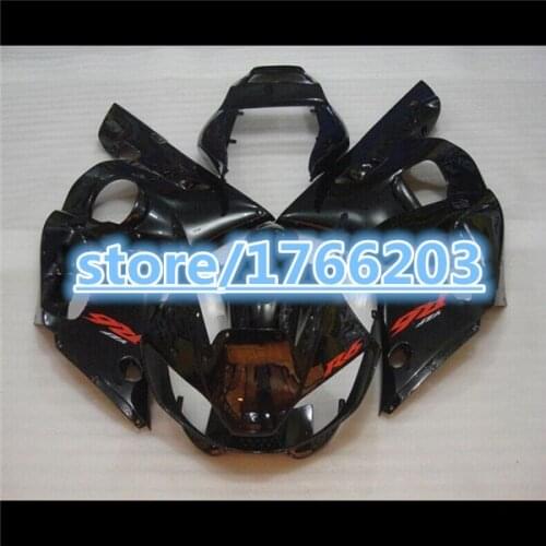 HOT SALES YZF R6 Fairing for YZF R6 1998-2002 Black FULL YZFR6 98-02 YZF R6 98 1999 2000 2001 02 Fairings kitBBF