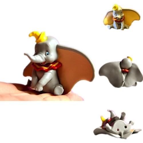 1pieces/lot pvc mini 6cm elephant doll Furnishing articles gift Childrens toys