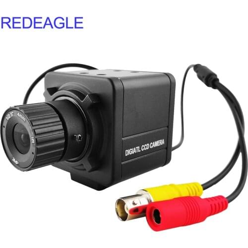 CVBS 700TVL Analog Security Camera Home indoor Color Mini BOX Camera 4MM Lens