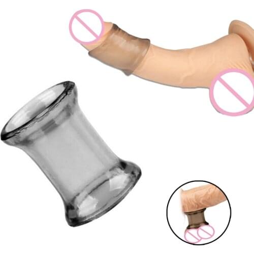 Male Penis Cage Scrotum Bound Rings Cock Ring Delay Penis Ring Adult Sex Toys Sex Products For Men Flexible Glans Foreskin Rings