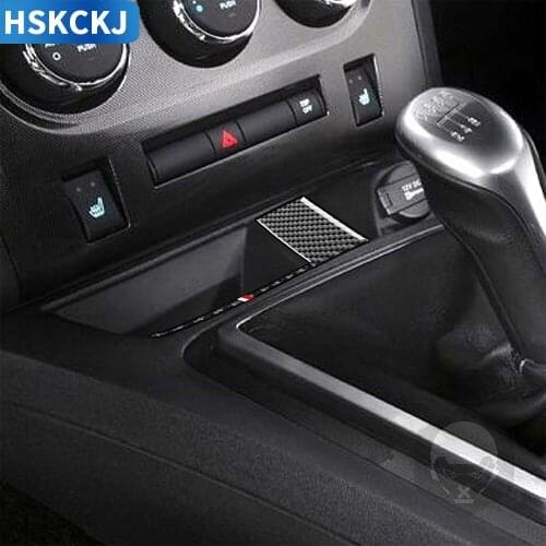 For Dodge Challenger 2008-2010 Multiple Colors Carbon Fiber Stickers Charging Port Decoration Strip Interiors Car Accessories