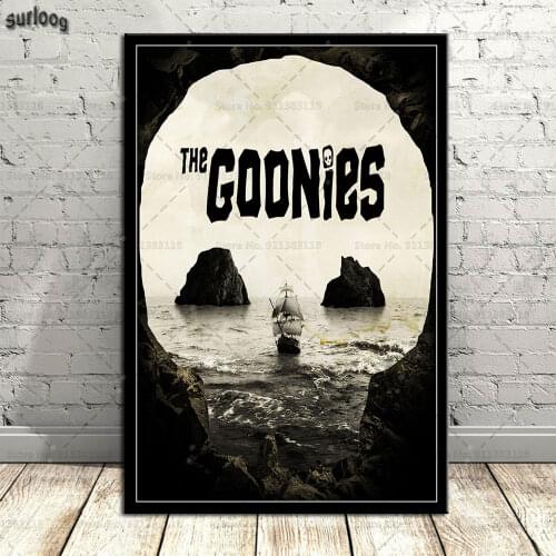 Posters and Prints The Goonies Hot Classic Movie Wall Art Pictures Poster Canvas Painting for Home Decoration