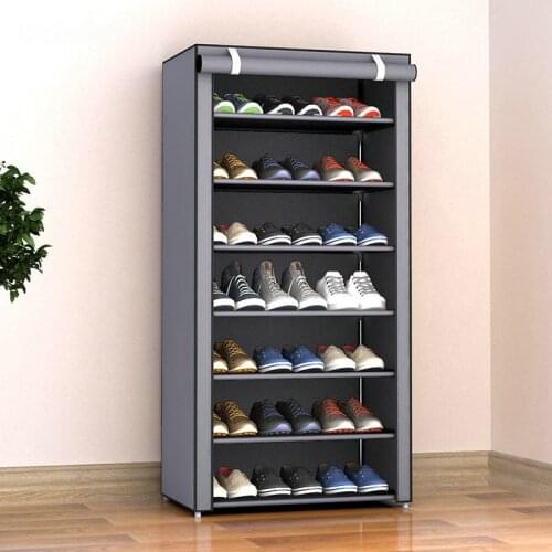 Nonwoven Fabric Shoes Rack Removable Space Saver Shoes Organizer Cabinets Shoes Rack Shoe Storage Home Furniture Shoe Cabinet