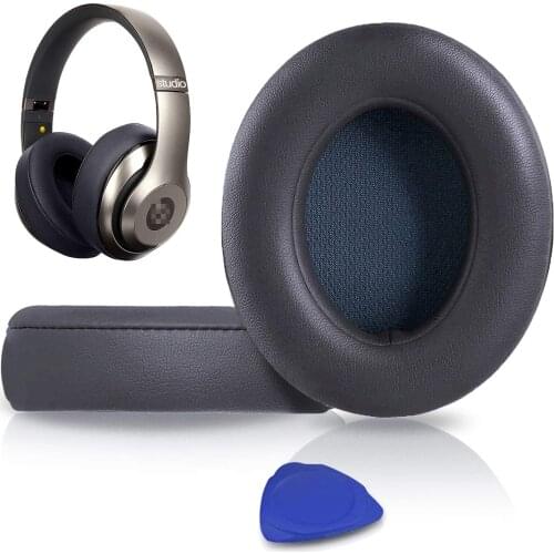 Professional Replacement EarPads Cushions, Earpads Compatible with Beats Studio 2.0 & 3 Wired/Wireless with Soft Protein Leather