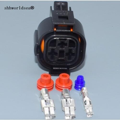 Shhworldsea 3 Pin 1H0 973 203 1H0973203 Automotive Electric Wiring Plug Connector Waterproof Cable Socket For VW