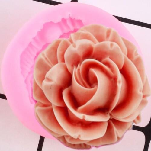 Rose Flower Silicone Mold Wedding Sugarcraft Fondant Cake Decorating Tools Chocolate Gumpaste Mould Resin Clay Candy Molds