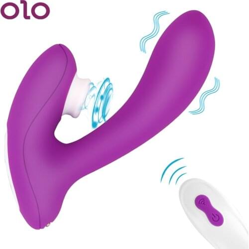 OLO Vagina Sucking Vibrator G Spot Dildo Vibrator Clitoris Stimulator Oral Sex Suction Female Masturbation Sex Toys for Women