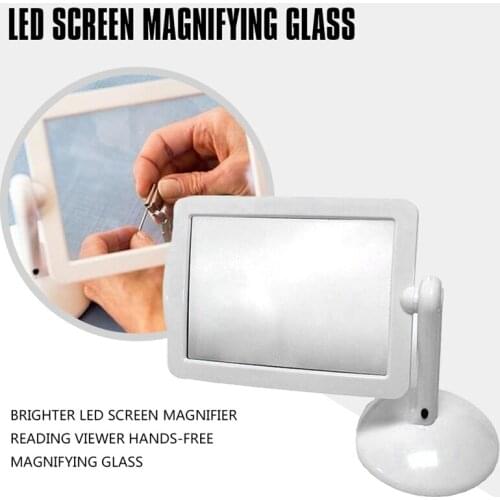 WSFS Hot Brighter LED Sn nifier Reading Viewer Hands-Free nifying Glass