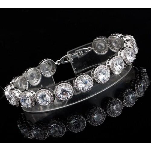 HUAMI Ins Hot Sale Bangles Women Water Classic AAA Zircon Jewelry Branches for Family Friend Mom Brithday Gift Korea Style