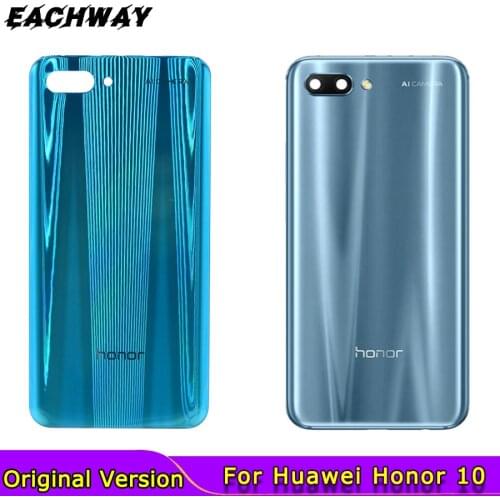 For Huawei Honor 10 Back Glass Battery Cover Rear Door Housing Case for Honor 10 Lite Note 10 Battery Cover Rear Glass Panel