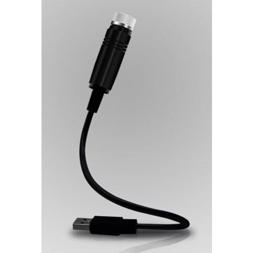 1pc USB LED Car Roof Star Night Lights Projector Interior Ambient Atmosphere Galaxy