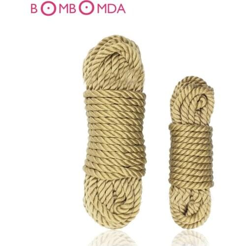 10M/5M Sex Bondage Rope Sex Toys Cotton Hemp Rope Provocative Alternative Cotton Tied Rope Bondage Comfortable Sex Products O3