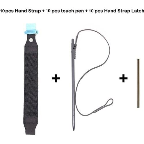 10pcs Hand Strap+10pcs Touch Pen+10pcs Hand Strap Latch For Motorola Symbol MC55 MC55A MC55N MC65 MC67 PDA Spare Parts