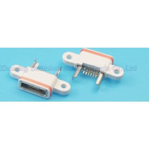 25pcs Micro USB Jack Female Socket connector phone charging port For millet M4 xiaomi M4 Tail Plug