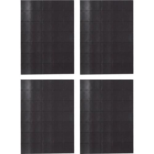 60/140 Pieces Self-Adhesive Magnetic Squares 20x20mm with Strong Adhesive Backing for DIY Crafts Photo Schedule Business Card