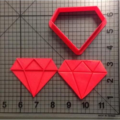 Diamond Cookie Cutting Kitchen Baking Supplies Cake Icing Decoration Tools Set All Kinds Of Cartoon Patterns 3D Custom Seal