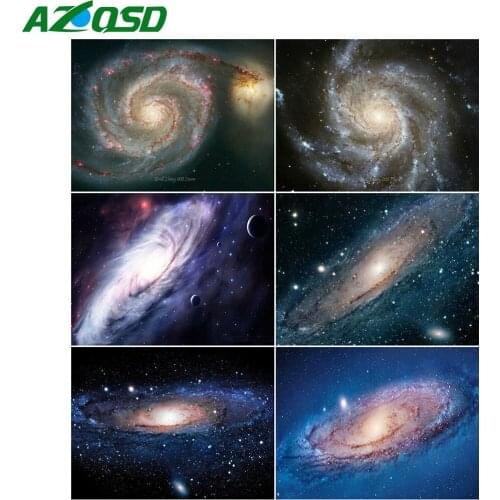 AZQSD 5D DIY Diamond Embroidery Universe Mosaic Handmade Gift Diamond Painting Landscape Needlework Full Drills Home Decoration