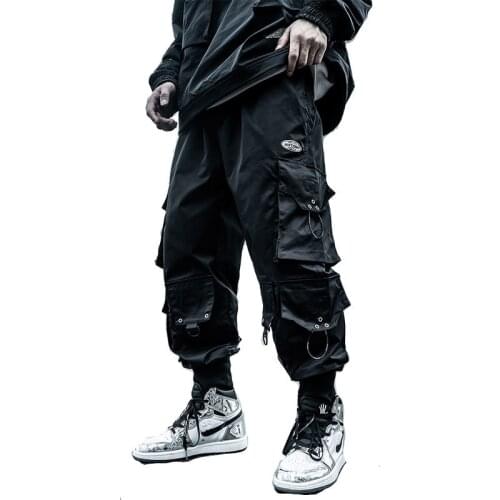 Cargo pant mens fashion casual pants sweatpant hip hop joggers streetwear pantalon homme sportwear trousers