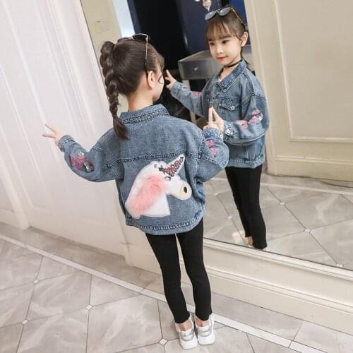 Джинсовые куртки для девочек DAILOU China At AliExpress