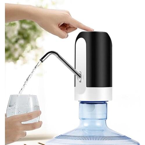 Electric Water Gallon Bottle Pump Dispenser USB Rechargeable Portable Electric Automatic Water Bottle Pump