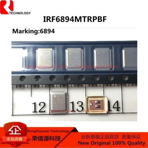 IRF6894MTRPBF Marking: 6894 IRF6894MPBF IRF6894M IRF6894 IR6894 25V/32A DirectFET®plusMOSFET with SchottkyDiode 100%New original