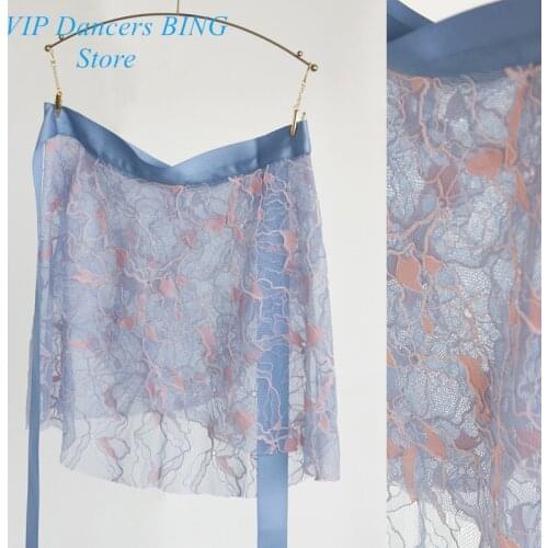 Lace Ballet Skirt Adult Dancer Outfit Designer Clothes Classical Dancewear Wrap Skirt Stage Costume Ballerina Costume JL2838