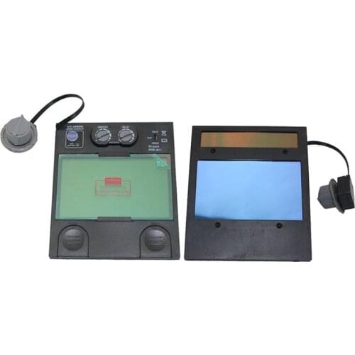 Helmet Shield Solar Welding Auto Varnishing Mask Replacement Head-Mounted Dimming Feature With Adjustable Head Band Large Lens