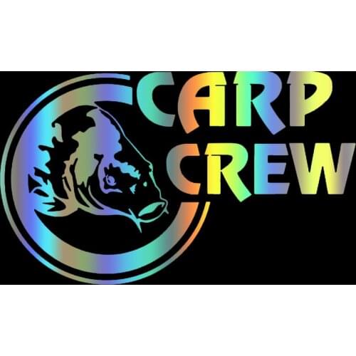S51219 Various Sizes/Colors Car Stickers Vinyl Decal Carp Crew Fish Motorcycle Decorative Accessories Creative Waterproof