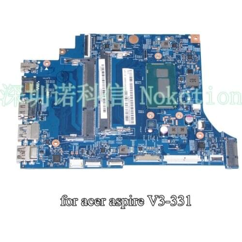 NOKOTION VA30-HB MB 13334-1 448.02B15.0011 For acer aspire V3-331 laptop motherboard NBMPH11001 NB.MPH11.001 SR1E3 Pentium 3556U