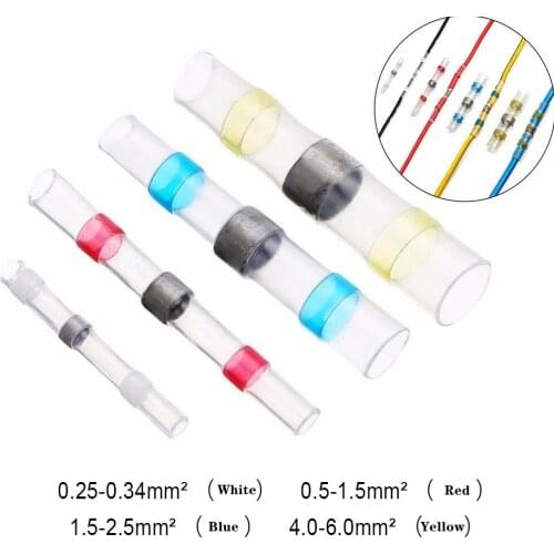 Pressure-free Solder Ring Heat Shrinkable Tube Waterproof Quick Terminal Block Wire Joint Connector Waterproof Connector