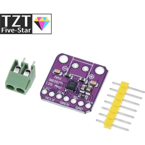 Max98357 3w Class D Amplifier Breakout Interface I2s Dac Decoder Module Filterless Audio Board For Raspberry Pi Esp32