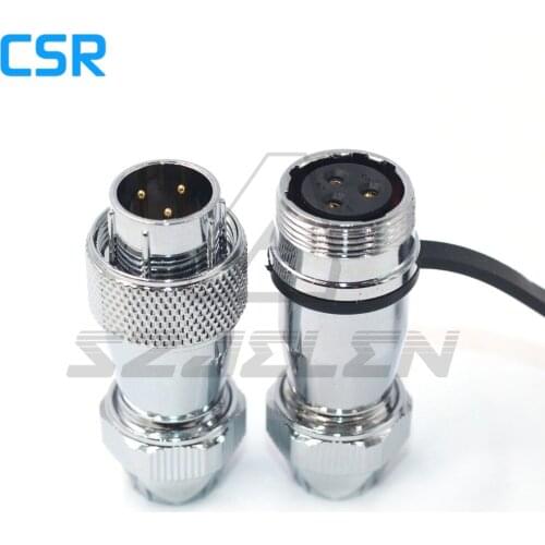 SZJELEN WS16 series waterproof 3 pin power connectors male and female ip67 M16 Docking connector power cable wire plug socket